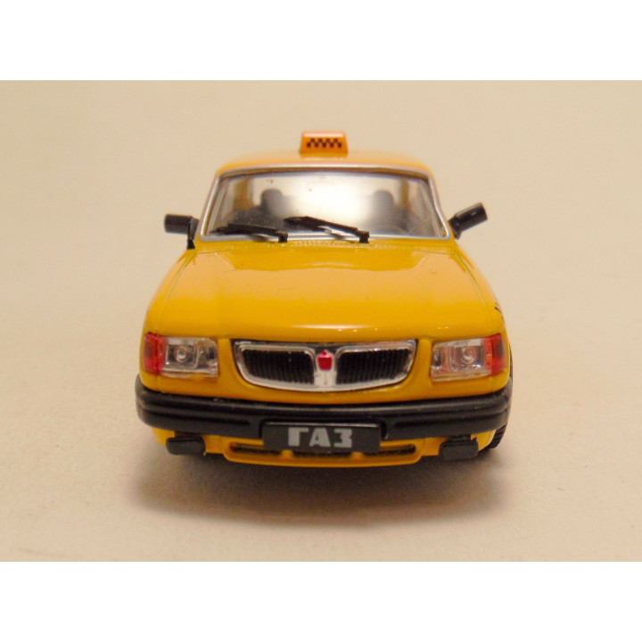 GAZ 3110 Volga Taxi USSR 1:43 Deagostini geel