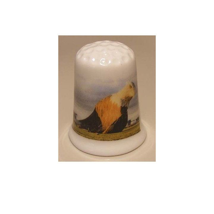 Luchtballon op een porselein vingerhoedje nr04