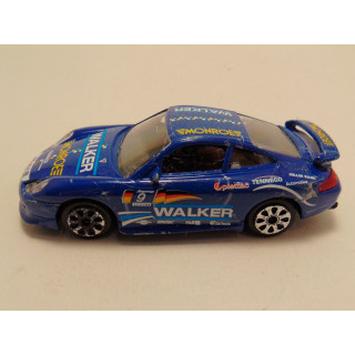 Porsche 911 Carrera Rally Walker Monroe Bburago 1:43 blauw