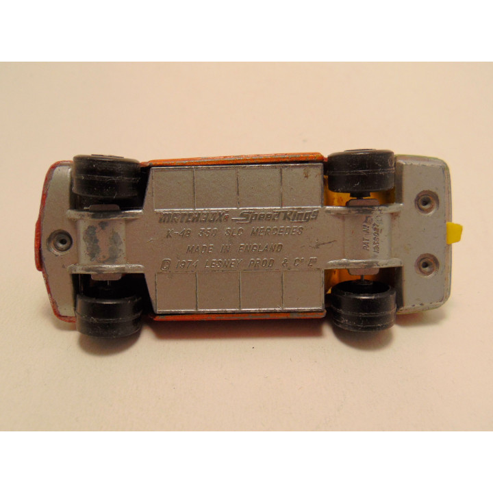 Mercedes 350 SLC 1:40 Matchbox Speed Kings K48 Goudbruin