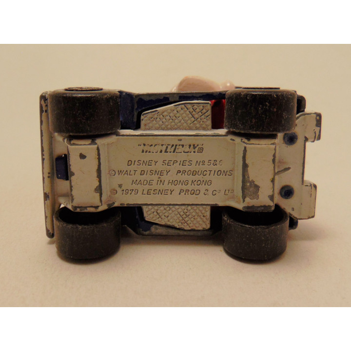 Mickey Mouse in een Jeep Willys Matchbox Walt Disney