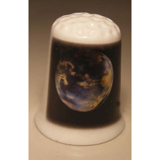 Planeet Aarde vingerhoedje