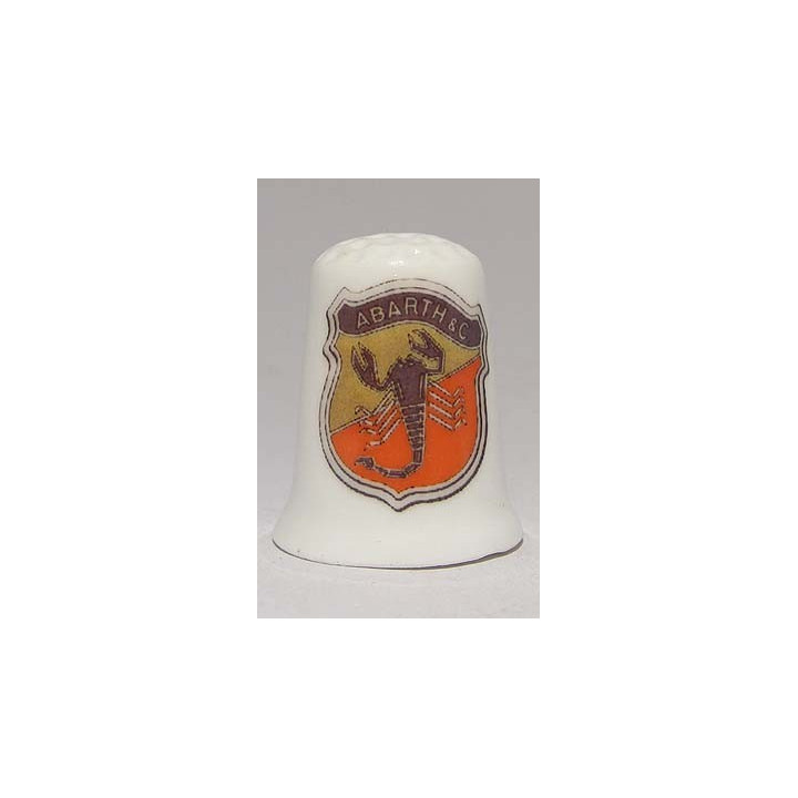 Automerk Abarth embleem vingerhoedje