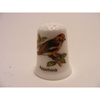 Appelvink zangvogel vingerhoedje