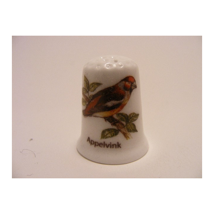 Appelvink zangvogel vingerhoedje