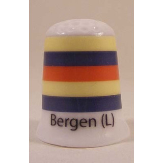 Bergen in Limburg Nederlandse gemeentevlag vingerhoedje