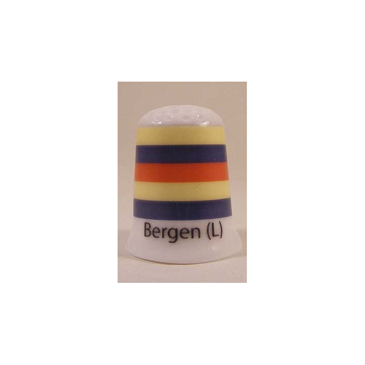 Bergen in Limburg Nederlandse gemeentevlag vingerhoedje