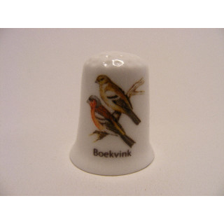 Boekvink zangvogel vingerhoedje