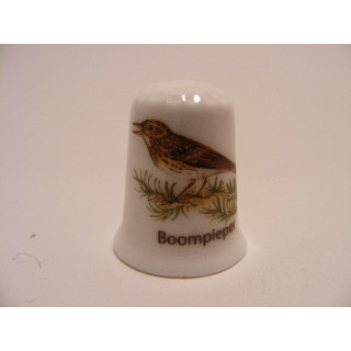 Boompieper zangvogel vingerhoedje