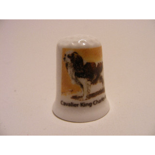 Cavalier King Charles spaniel hond vingerhoedje