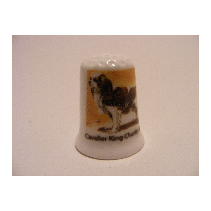 Cavalier King Charles spaniel hond vingerhoedje