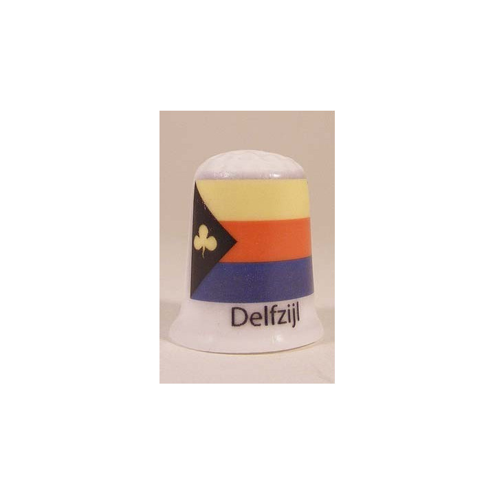 Delfzijl Nederlandse vlag vingerhoedje (1)