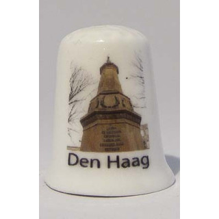 Monument voor Saxen Coburg in Den Haag op een vingerhoedje