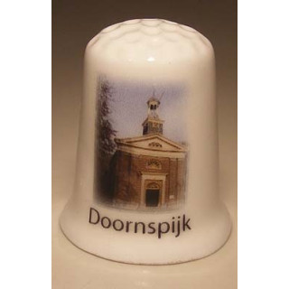 Hervormde Kerk in Doornspijk in gemeente Elburg vingerhoedje
