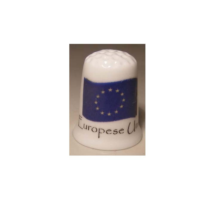 Vlag van Europese Unie vingerhoedje