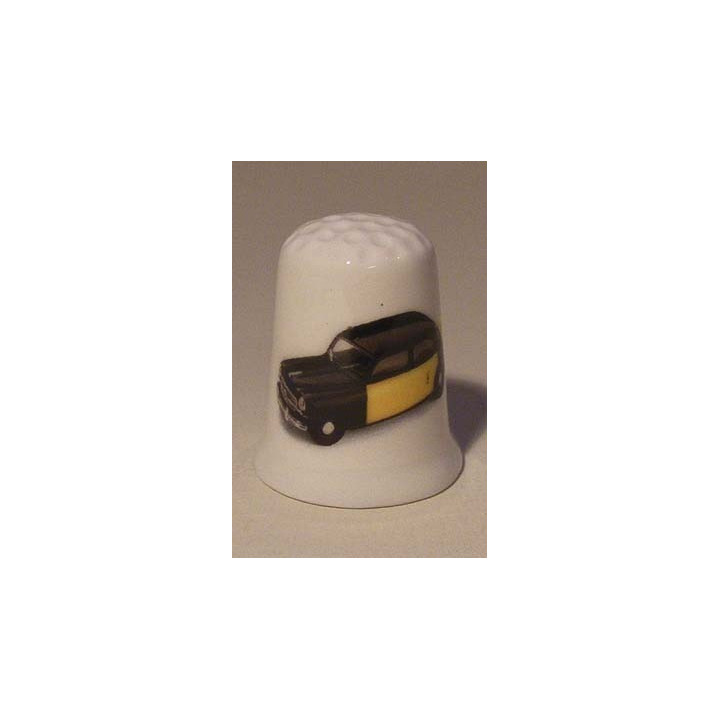 Fiat 14B taxi op een porselein vingerhoedje