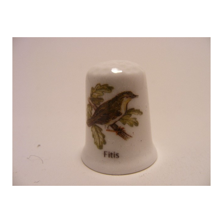 Fitis zangvogel vingerhoedje