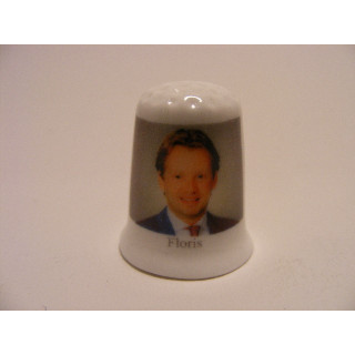 Floris Frederik Martijn van Vollenhoven op een porselein vingerhoedje
