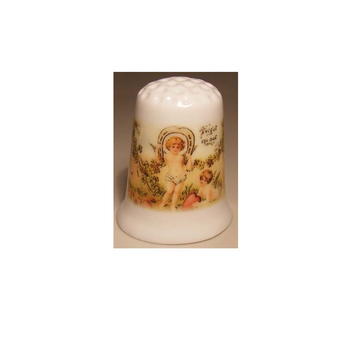 Hoefijzer met engel Valentijn vingerhoedje