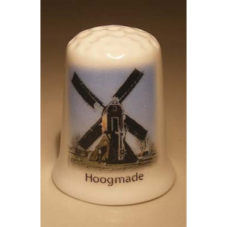 Molen in Hoogmade gemeente Kaag en Braassem vingerhoedje