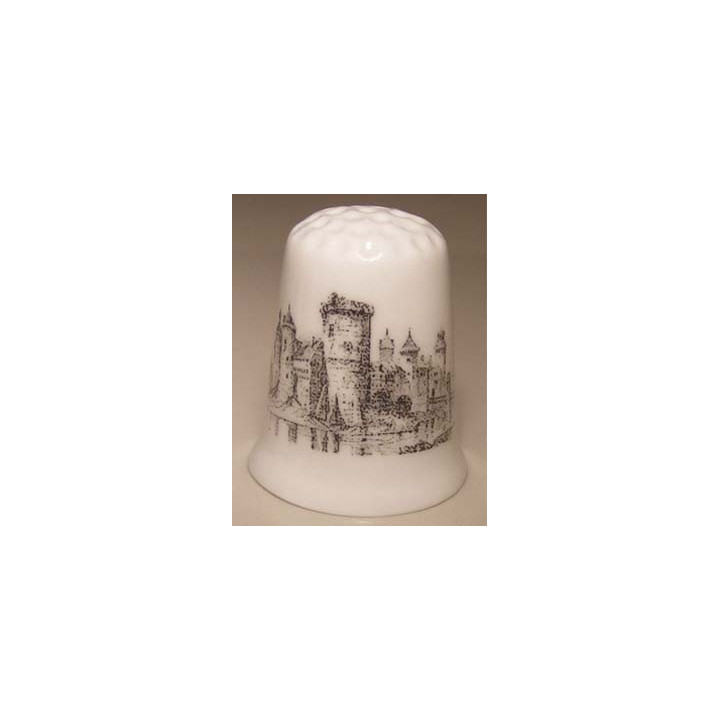 Historische kasteel pentekening vingerhoedje