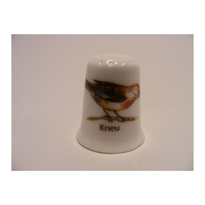 Kneu zangvogel vingerhoedje