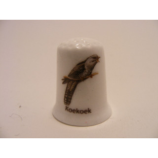 Koekoek vogel vingerhoedje