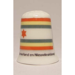 Kollumerland Nieuwkruisland gemeentevlag vingerhoedje