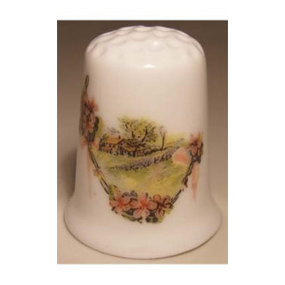 Landschap tekening vingerhoedje