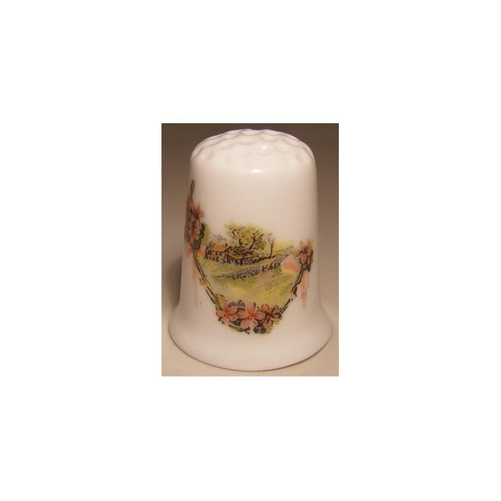 Landschap tekening vingerhoedje