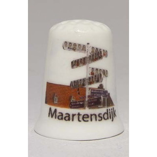 Fo-totempaal in Maartensdijk in gemeente De Bilt vingerhoedje