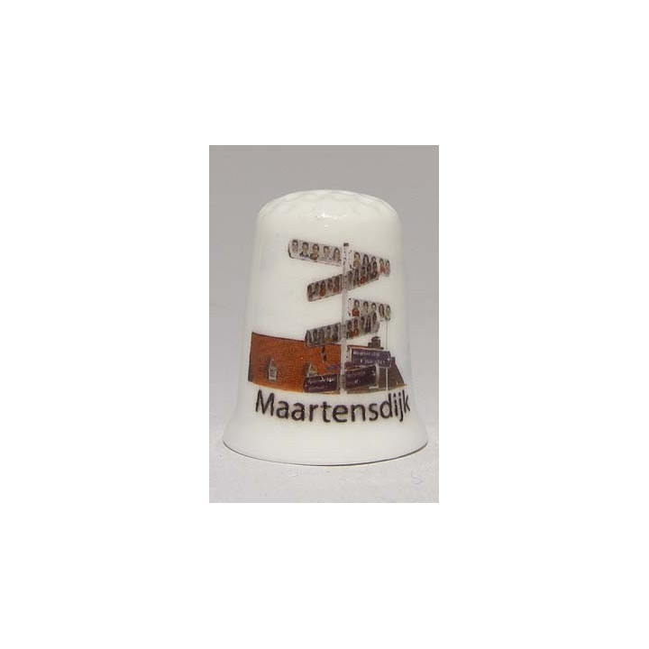 Fo-totempaal in Maartensdijk in gemeente De Bilt vingerhoedje