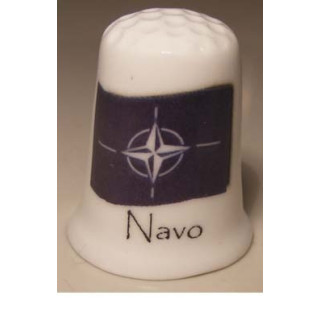 Vlag Navo Nato vingerhoedje Vlag Navo Nato vingerhoedje