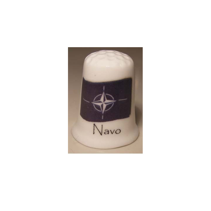 Vlag Navo Nato vingerhoedje