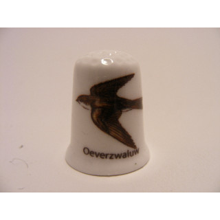 Oeverzwaluw zangvogel vingerhoedje