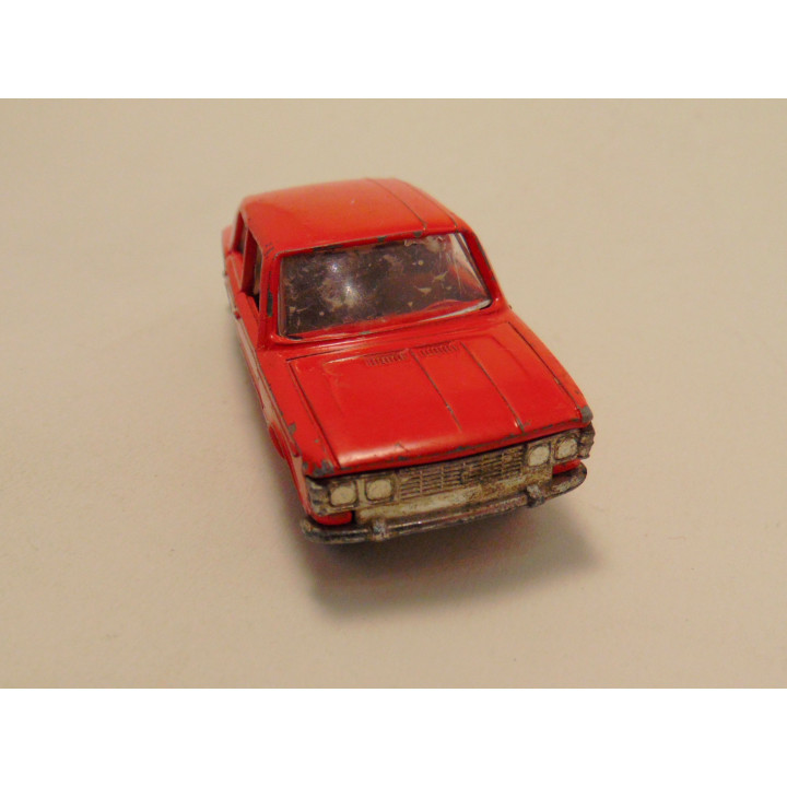 Fiat 125 sedan 1:43 rood