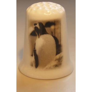 Pinguin afbeelding vingerhoedje