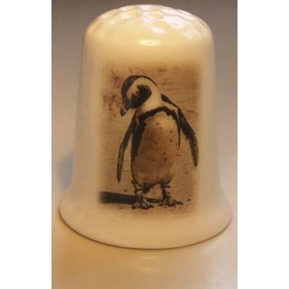 Pinguin aan de wandel vingerhoedje