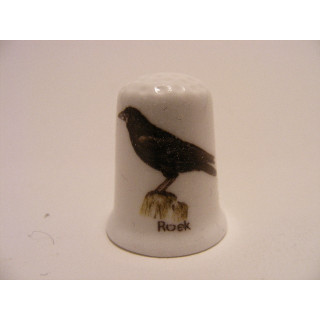 Roek zangvogel vingerhoedje