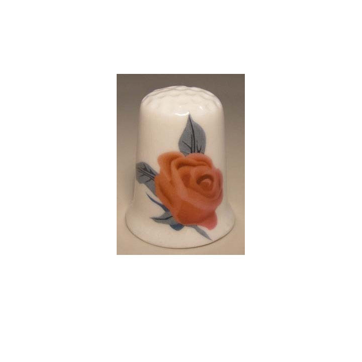 Roos bloem tekening vingerhoedje