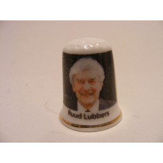 Ruud Lubbers vingerhoedje met goud randje