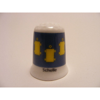 Schelle vlag Belgie vingerhoedje