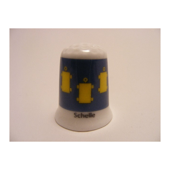 Schelle vlag Belgie vingerhoedje