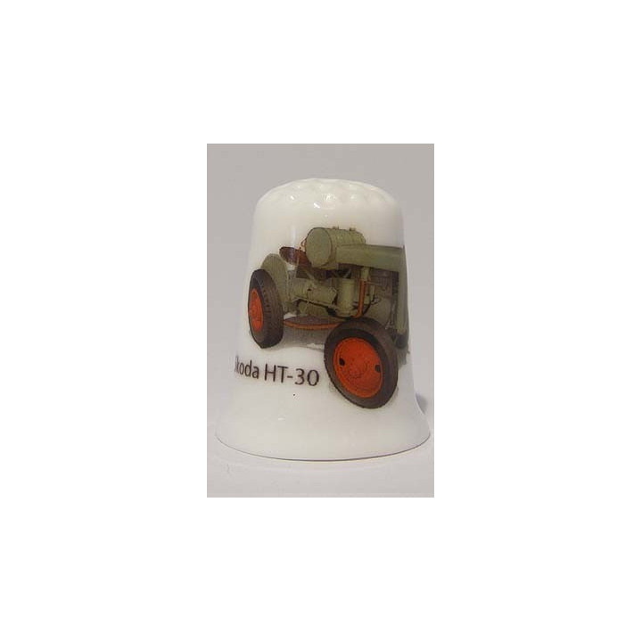 Skoda HT3 Tractor Porcelain Thimble