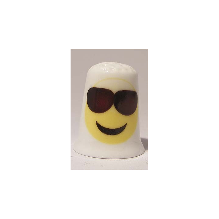 Coolness zelfvertrouwen of relaxte Smiley vingerhoedje