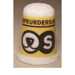 Speurders logo van de De Telegraaf vingerhoedje