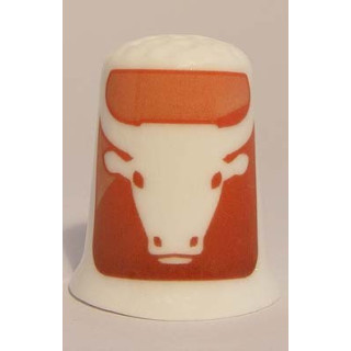 Sterrenbeeld Stier horoscoop op een porselein vingerhoedje