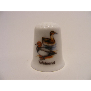 Tafeleend watervogel vingerhoedje