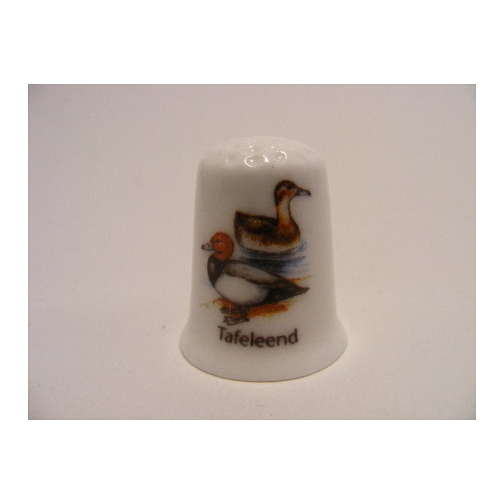 Tafeleend watervogel vingerhoedje