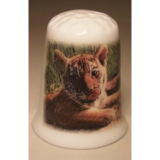 Tijger welp vingerhoedje